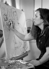 Holly_Trostle_Brigham,_portrait_at_easel
